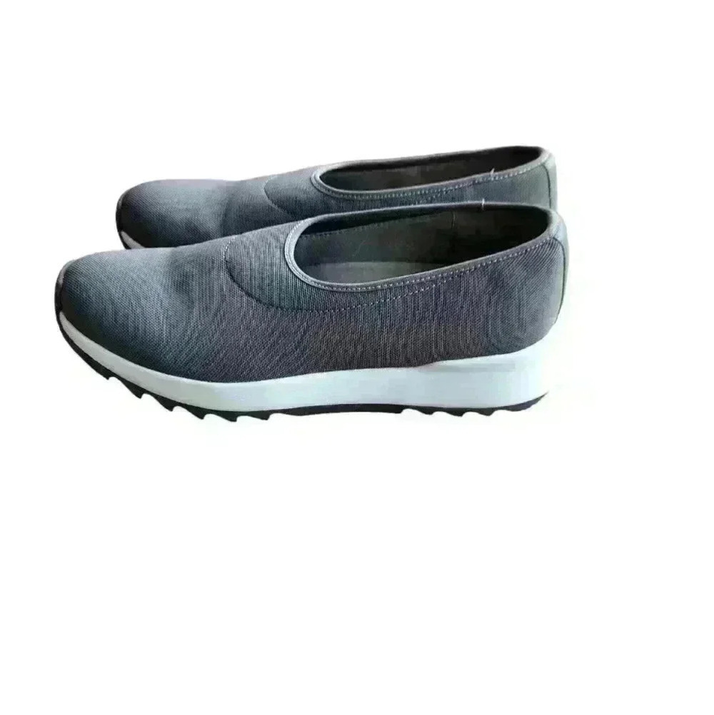 Eileen Fisher Grey Slip-On Sneaker - Picture 3 of 7